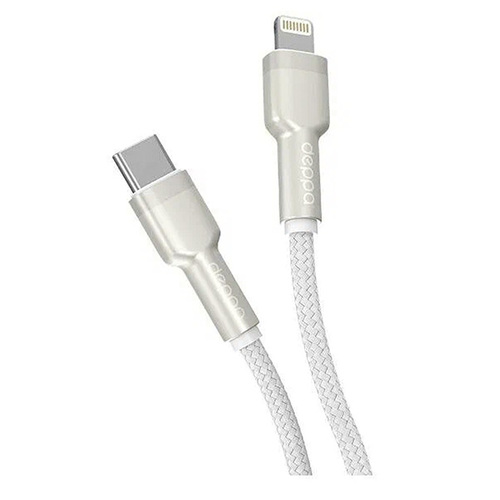 Кабель Deppa Elite USB - Lightning 1m White фото 