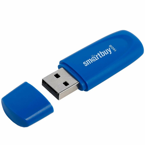 USB накопитель Smartbuy Scout (16Gb) Blue фото 