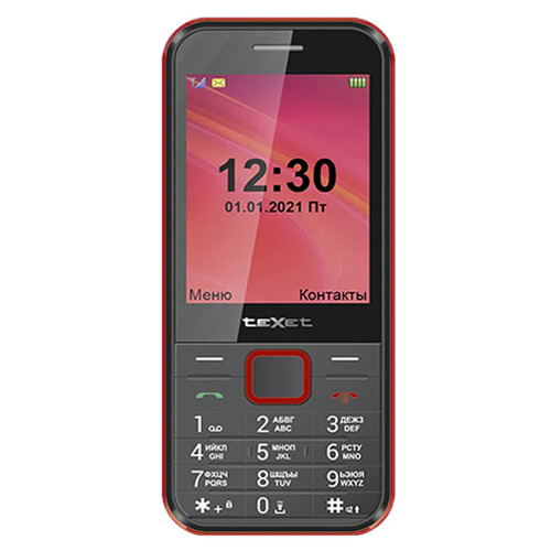 Телефон Texet TM-302 Black Red фото 