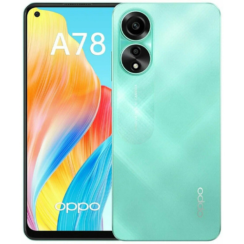 Телефон Oppo CPH2565 A78 256Gb Ram 8Gb Aqua Green фото 