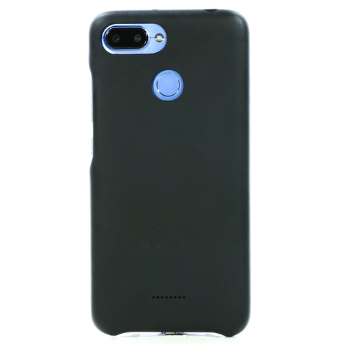 Накладка кожаная G-Case Slim Premium для Xiaomi Redmi 6 Black фото 