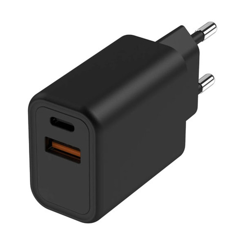 СЗУ IS 2USB TypeC PD20W +USBA QC18W, total - 20W Black (IS-TC-PD2USB20W-000B210) фото 